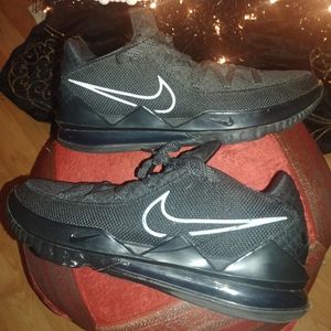 LeBron 17 Triple Black Lows